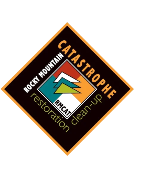 Original RMCAT Rocky Mountain Catastrophe diamond logo, restoration clean-up